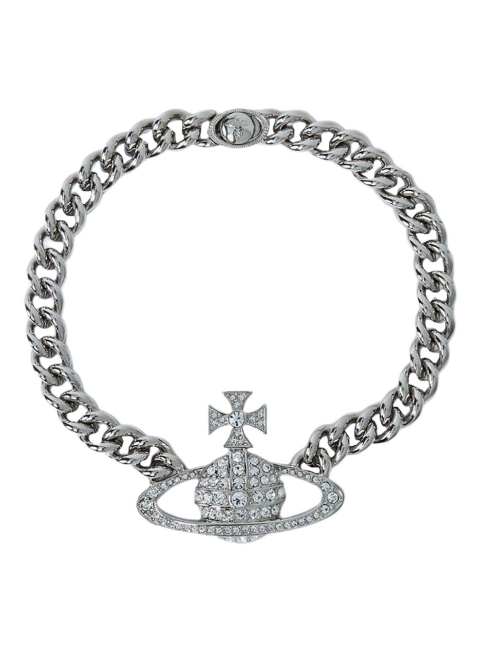 VIVIENNE WESTWOOD Neysa Orb crystal choker necklace